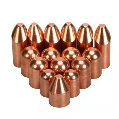 Un bon prix. Électrodes de soudure faites sur commande en laiton adaptées de chapeau bâton de 16 millimètres en ligne