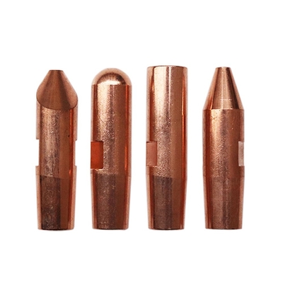 Un bon prix. Pointe d'électrode de soudure personnalisée en cuivre, accessoires de soudage, pointes de soudeuse par points en ligne