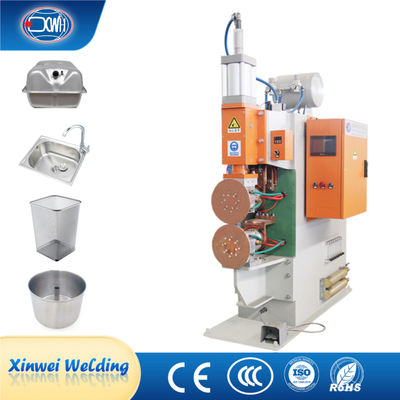 Un bon prix. Semi-automatique Cnc soudeur résistance boîte d'étain machine de soudage à couture latérale circulaire en ligne