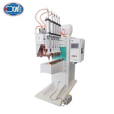 Un bon prix. Soudeuse à points pneumatique multipoint pour soudage à double face en acier inoxydable et en aluminium à résistance en ligne