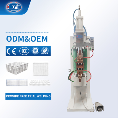 Un bon prix. Machine de soudage par projection à tête unique pneumatique en rangée pour treillis métalliques en ligne