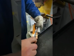 The copper strips' welding of diffusion welder